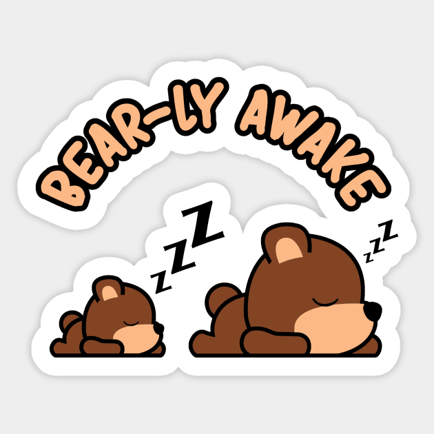 Sleeping Bears! Sticker by LuisP96